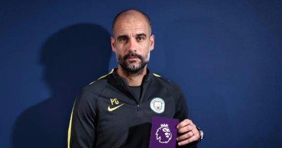 جوارديولا "مدرب الشهر" فى الدوري الإنجليزي للمرة الثالثة على التوالى