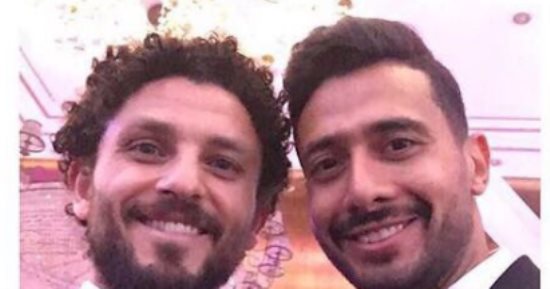 أحمد عادل يهنئ حسام غالى بعيد ميلاده