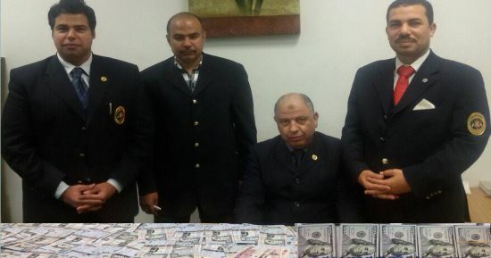 إخلاء سبيل سيدة اخفت 27 ألف دولار أمريكى و 45  ألف ريال سعودى بمطار برج العرب