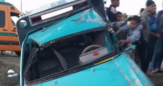 مصرع مزارع فى حادث تصادم سيارة مع "كارو" بالداخلة بالوادى الجديد