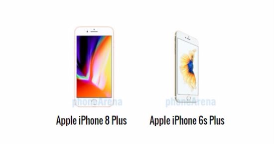 إيه الفرق.. أبرز الاختلافات بين هاتفى أيفون 6s بلس وأيفون 8 بلس