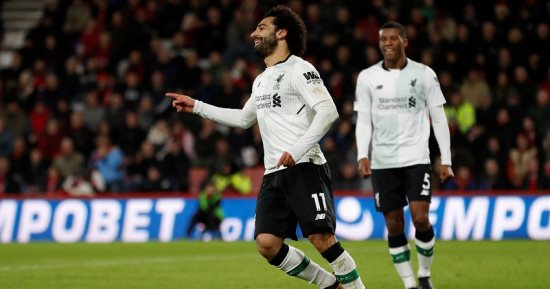 محمد صلاح أول لاعب فى البريميرليج يسجل 20 هدفا منذ بداية الموسم