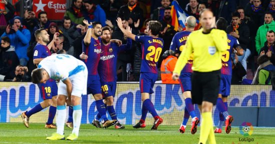 جدول ترتيب الدوري الإسباني بعد فوز برشلونة على لاكورونيا