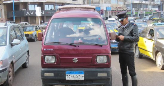 رصد 2194 مخالفة مرورية فة حملة مرورية مكبرة بالإسكندرية 