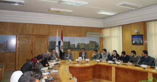 رئيس جامعة كفر الشيخ يطالب اتحاد الطلاب بالمشاركة بتطوير العملية التعليمية