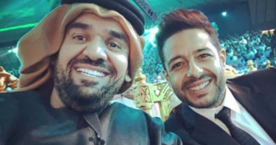 سيلفى يجمع الجسمى وحماقى فى احتفالات السعودية بالتأهل للمونديال