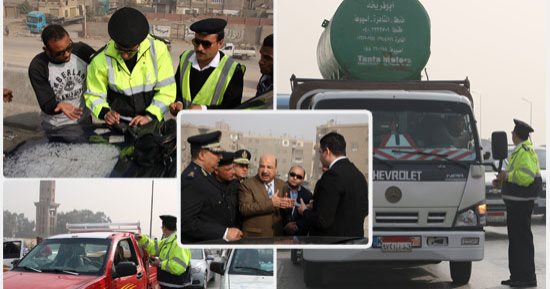 حملات مكبرة بشوارع القاهرة لضبط الأداء الأمنى وتنظيم حركة المرور