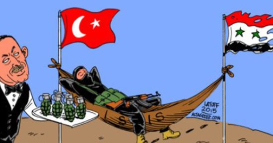 محامو أردوغان يطالبون بغلق حساب رسام كاريكاتير برازيلى فضح علاقاته بداعش