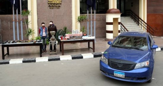 الداخلية تضبط تاجري مخدرات بحوزتهما 31 ألف قرص مخدر و20 طربة حشيش