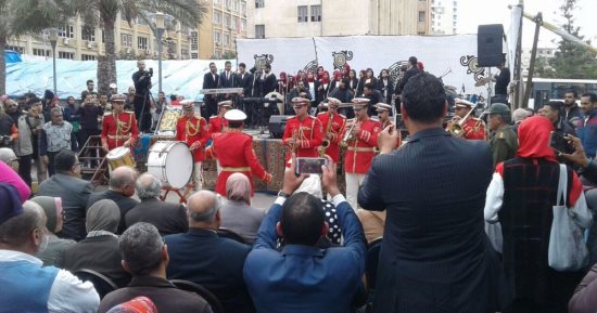 صور..بدء احتفالات اليوبيل الماسى بجامعة الإسكندرية 