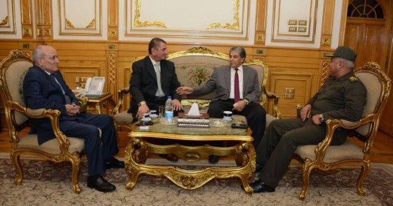محافظ كفر الشيخ ووزيرا الإنتاج الحربى والبيئة يبحثون إقامة منطقة استثمارية جديدة