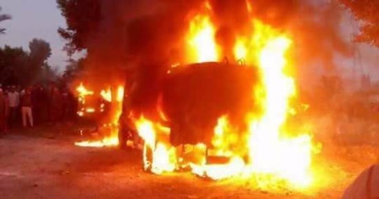 السيطرة على حريق سيارة فنطاس بكوم حمادة بالبحبرة 