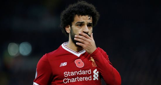 تقارير: الإصابة تهدد مشاركة محمد صلاح فى قمة ليفربول ومانشستر سيتى
