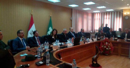 غادة والى تلتقى العاملين بمديرية التضامن الاجتماعى بمحافظة الشرقية‎