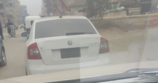 قارئ يرصد سيارة بدون لوحات معدنية فى مدينة الجمالية بالدقهلية