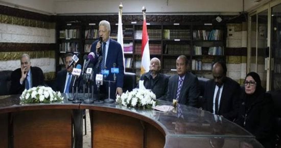 مجلس الزمالك بالكامل فى مباراة سموحة باستثناء هانى العتال