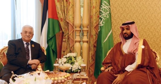 ولى عهد السعودية يبحث مع أبو مازن مستجدات الأوضاع فى فلسطين (تحديث)