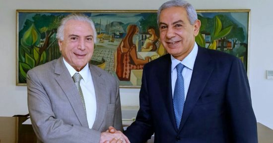 رئيس جمهورية البرازيل يستقبل وزير التجارة والصناعة ويتسلم رسالة الرئيس السيسي