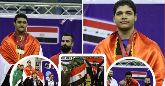 شباب الفراعنة يحصدون الميداليات الذهبية للبطولة العربية لرفع الأثقال