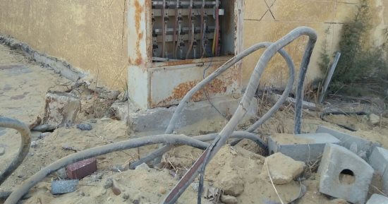 قارئ يحذر من وجود أسلاك كهربائية عارية فى ابنى بيتك بـ 6 أكتوبر