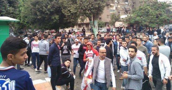 اخبار نادى الزمالك اليوم الجمعة 22 / 12 / 2017 وقفة للجمهور وبيان من المجلس
