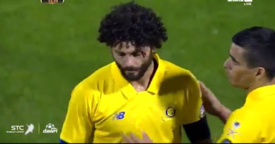  فيديو.. إصابة حسام غالى خلال مباراة النصر والاتفاق بالدورى السعودى