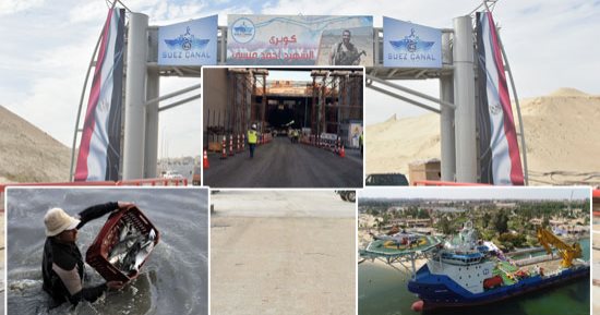 صور.. قبل افتتاح الرئيس السيسى.. "اليوم السابع" داخل المشروعات القومية الكبرى بالإسماعيلية..كبارى الشهيدان أحمد المنسى وأبانوب صابر بدائل للمعديات.. و4441 حوض بالمرحلة الثانية لمشروع الاستزراع السمكى شرق القناة