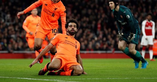 شاهد.. أرسنال ضحية صلاح المفضلة فى الدورى الإنجليزى
