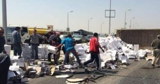 خلى بالك.. قارئ يشكو من تكرار الحوادث بطريق جوزيف تيتو فى مصر الجديدة