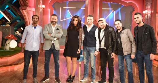شاهد كواليس حازم إمام مع غادة عادل فى برنامجها