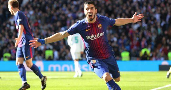 شاهد.. سواريز يضيف هدف برشلونة الثانى أمام ليفانتى بالدورى الإسبانى