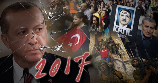 2017 عام تحطم حلم "أردوغان" فى الخلافة على صخرة النزاعات.. حملة اعتقالات ضد المعارضة  تهدد عرش الديكتاتور التركى.. أنقرة تفتح النار على انتقادات الغرب.. وتعادى العرب بدعم الإرهاب ومحاباة قطر