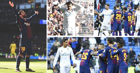 أبرز ردود الأفعال بعد كلاسيكو برشلونة وريال مدريد.. ميسي: ختام رائع للعام.. زيدان: الليجا لم تحسم بعد.. فالفيردى: هزمنا دفاع الملكى.. إنييستا: لابد من مواصلة الانتصارات.. وراموس: نقاتل حتى آخر نفس