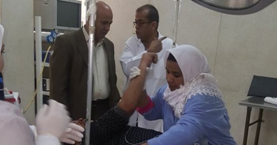 وكيل صحة بنى سويف: خروج 3 حالات فى حادث الصحراوى الشرقى من المستشفى العام