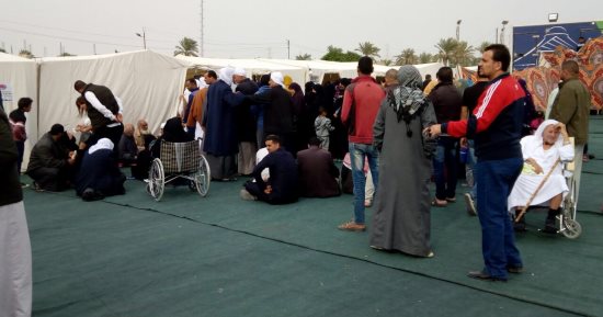 صور.. المستشفى الميدانى ببئر العبد يستقبل 3439 مريضا مجانا
