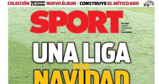 صحافة أوروبا بين الكلاسيكو وقمة إيطاليا.. ريال مدريد مع برشلونة فى لقاء البحث عن النهاية المثالية لـ 2017.. يوفنتوس يصطدم بروما.. رونالدو وميسي يتصارعان على لقب هداف العام.. ومباراة مجنونة بين أرسنال وليفربول  