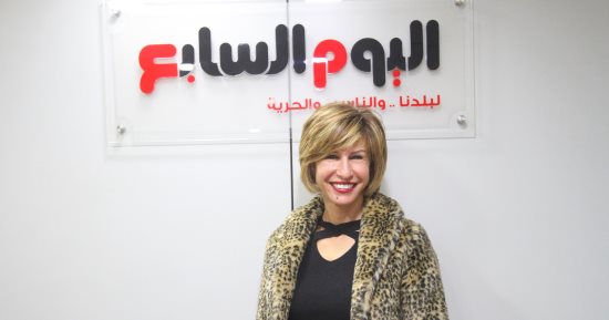 أمينة شلباية تزور اليوم السابع وترد على أسئلة القراء فى الموضة والتجميل  