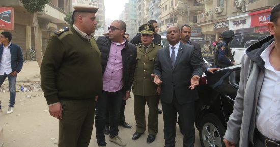 مدير أمن الغربية يتفقد خدمات تأمين الكنائس بطنطا