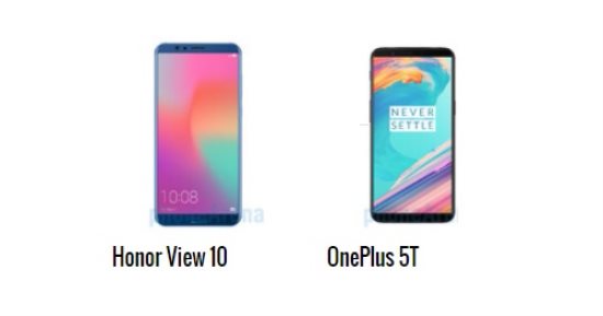 إيه الفرق.. أهم الاختلافات بين هاتفى OnePlus 5T و Honor View 10