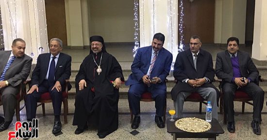مجلس نادى قضايا الدولة يرسل وفدا للكنيسة الكاثوليكية لتقديم التهنئة بعيد الميلاد