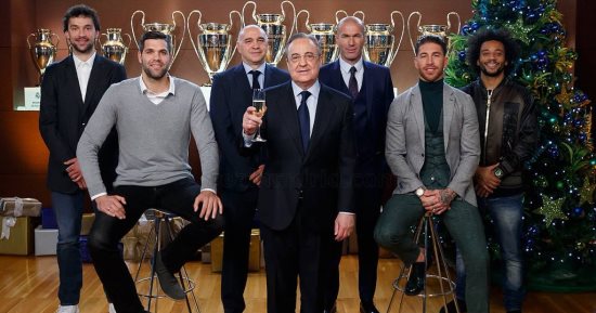شاهد.. احتفال نجوم ريال مدريد بالكريسماس بعد هزيمة الكلاسيكو أمام برشلونة