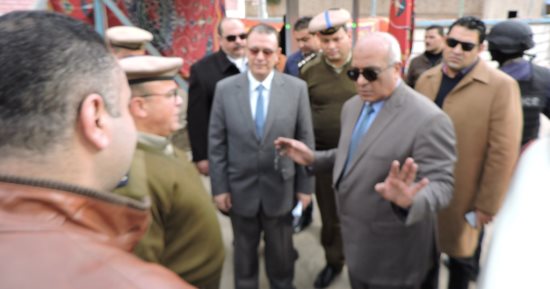 مدير أمن البحيرة يتفقد خدمات الكنائس استعدادا لاحتفالات الكريسماس