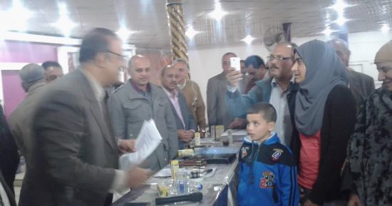 صور.. تكريم 101 طالب وموجه فى احتفالية نقابة معلمى بنى سويف