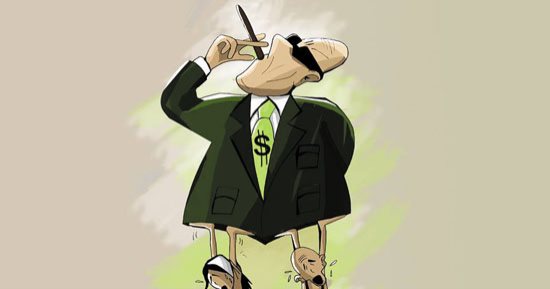 الدولار "المجنون" والمواطن "المطحون".. بكاريكاتير ساخر لـ"اليوم السابع"