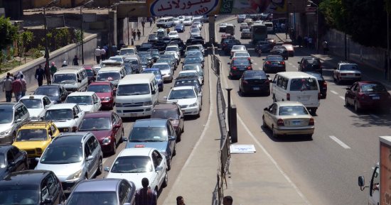 كثافات مرورية بشارع الجبلاية إثر أعمال إصلاحات لكسر ماسورة مياه 