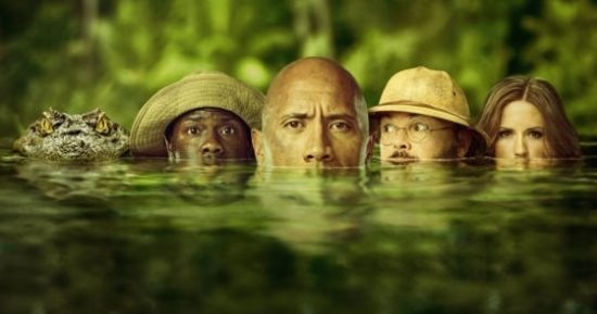  Jumanji: Welcome to the Jungle يحقق إيرادات 970 ألف دولار  فى مصر 