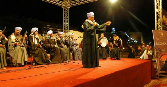 صور.. ختام فعاليات مهرجان التحطيب الدولى بساحة أبوالحجاج الأقصرى