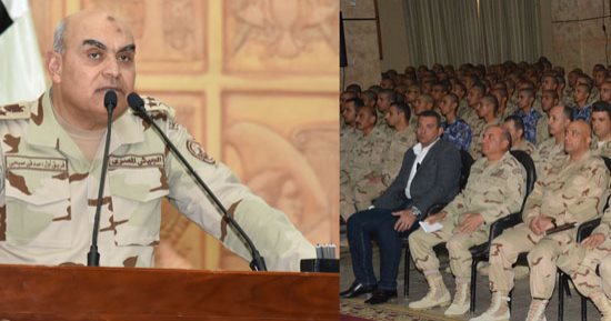 وزير الدفاع  يلتقى أعضاء هيئة التدريس و المستجدين للكليات والمعاهد العسكرية