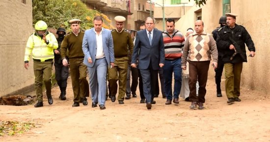 مدير أمن كفر الشيخ يتفقد الخدمات الأمنية حول الكنائس
