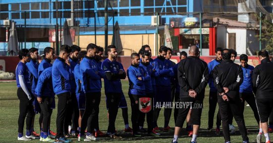 بالصور.. كواليس مران الأهلى فى حضور الخطيب